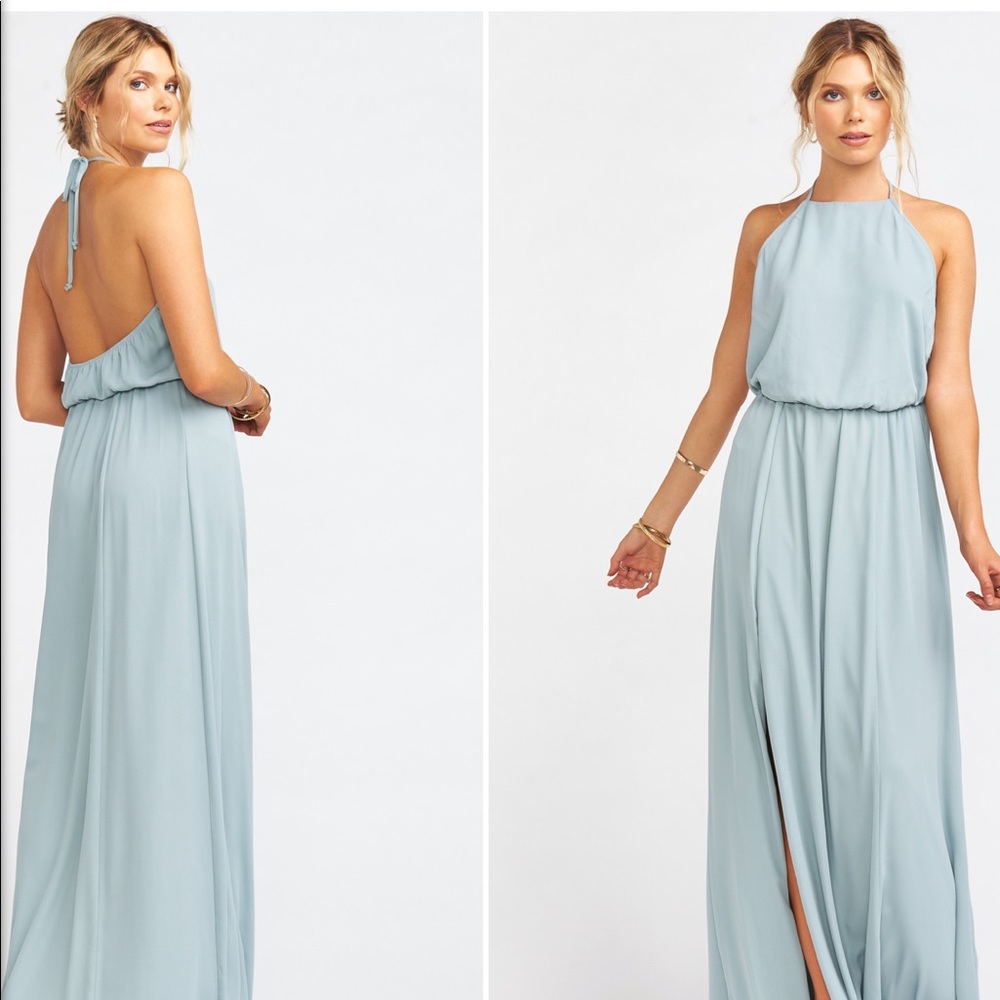 SMYM NWT Heather Halter Silver Sage Crisp